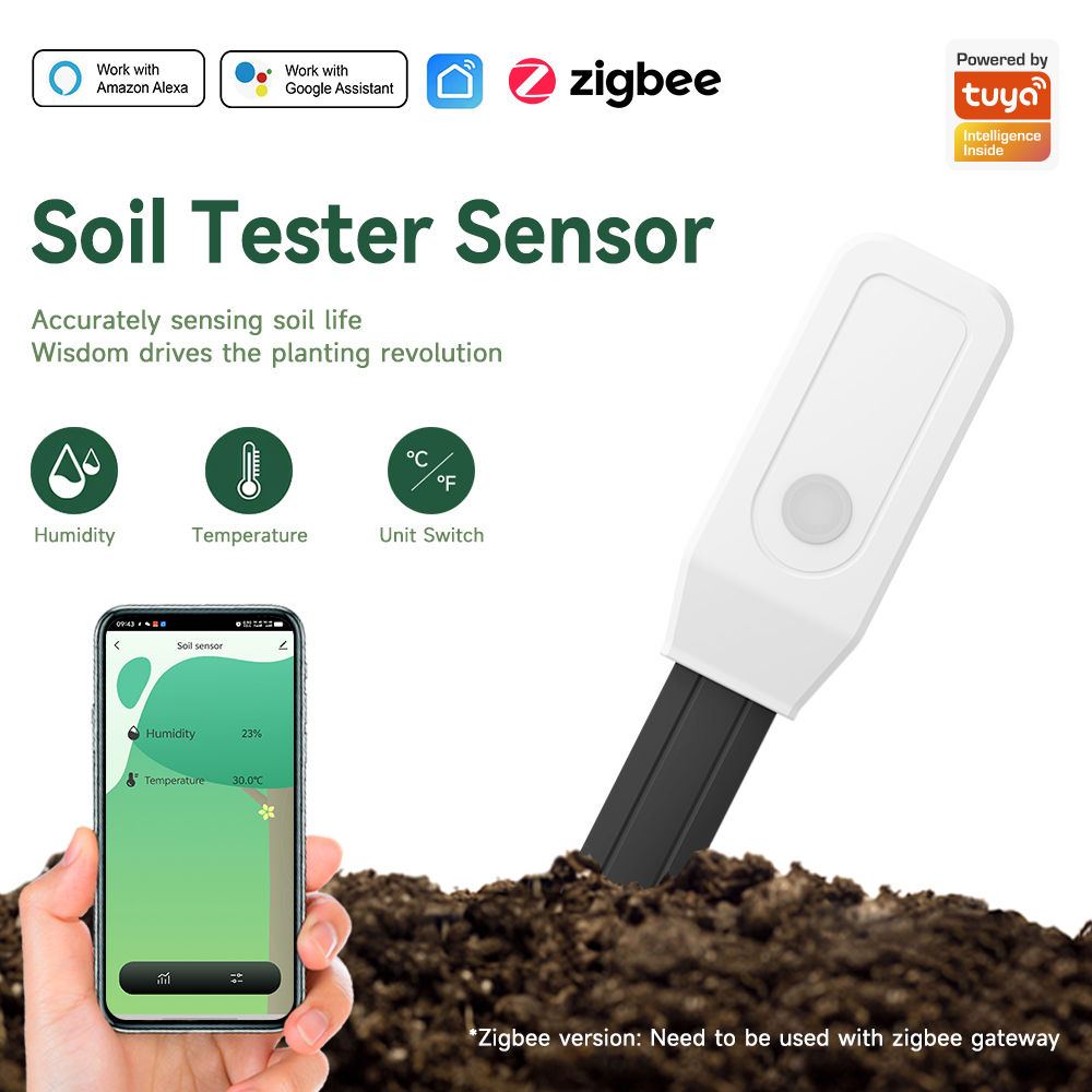 Plant Monitor - IHseno Tuya Zigbee 스마트 토양 테스터