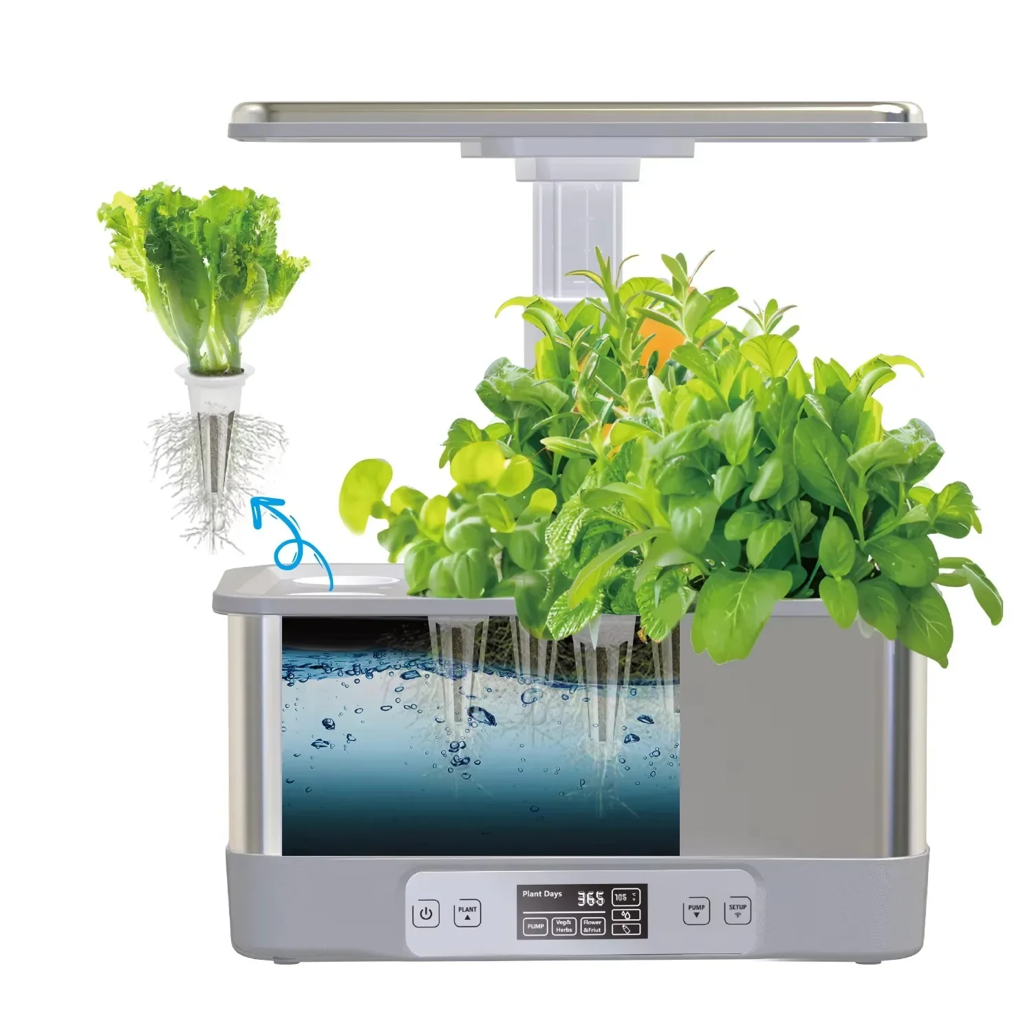 Hydroponic Grow Pod - 뉴15 포드 수경재배 실내 정원 키트