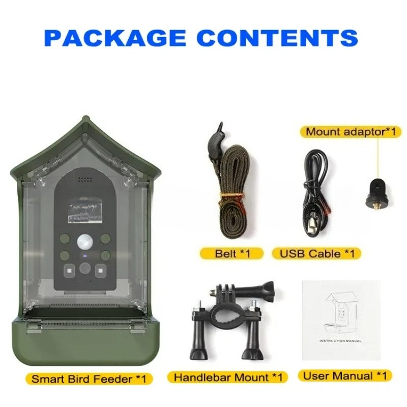 Garden Camera - 방수 야외 정원 야생동물 카메라 내장