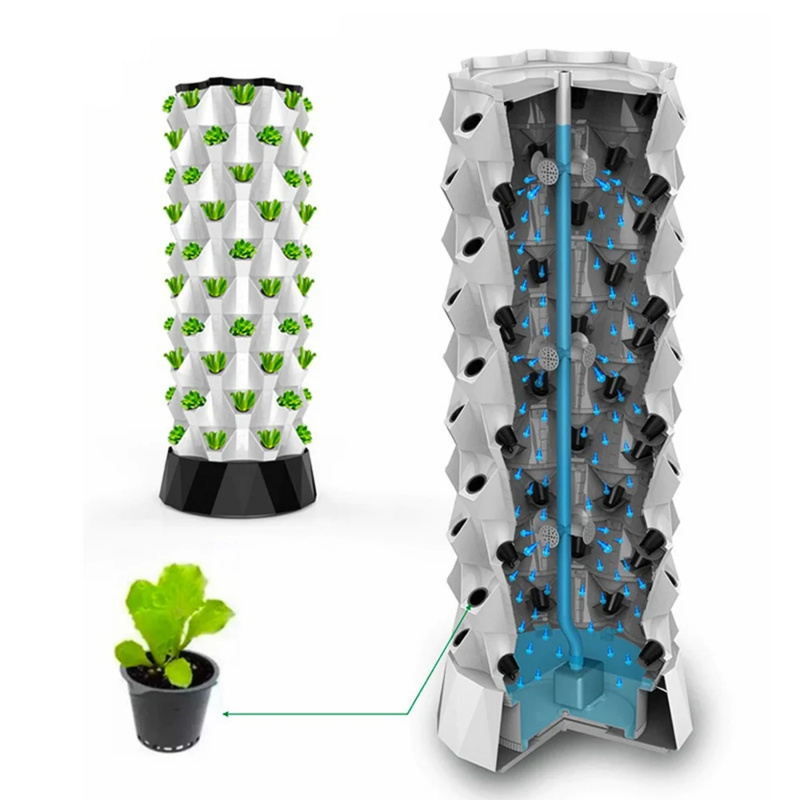 수직 재배 타워, 파인애플 수경 재배 시스템, 6층,  - Hydroponic Tower 리뷰 및 가격