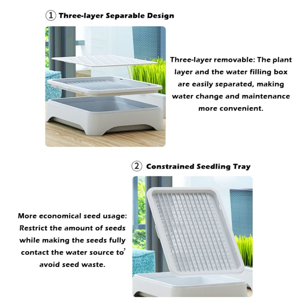 플라스틱 수경재배 씨앗 트레이, 재사용 가능한 고양이  - Hydroponic Grow Pod 리뷰 및 가격
