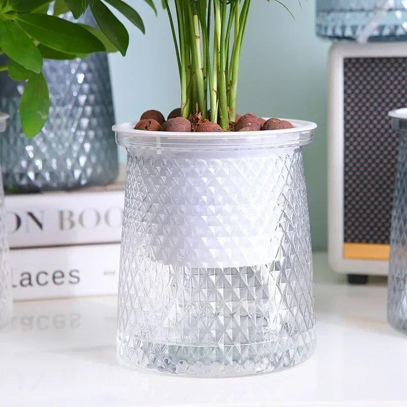 2024 투명 자체 급수 꽃 냄비 플라스틱 화분 홈 장 - Self Watering Planter 리뷰 및 가격