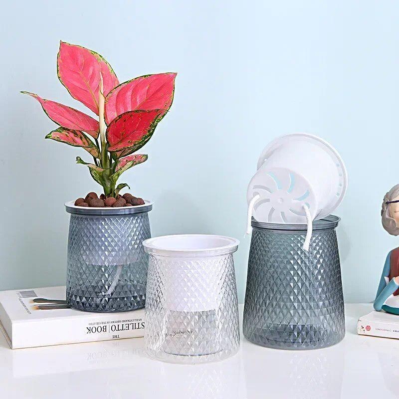 2024 투명 자체 급수 꽃 냄비 플라스틱 화분 홈 장 - Self Watering Planter 리뷰 및 가격