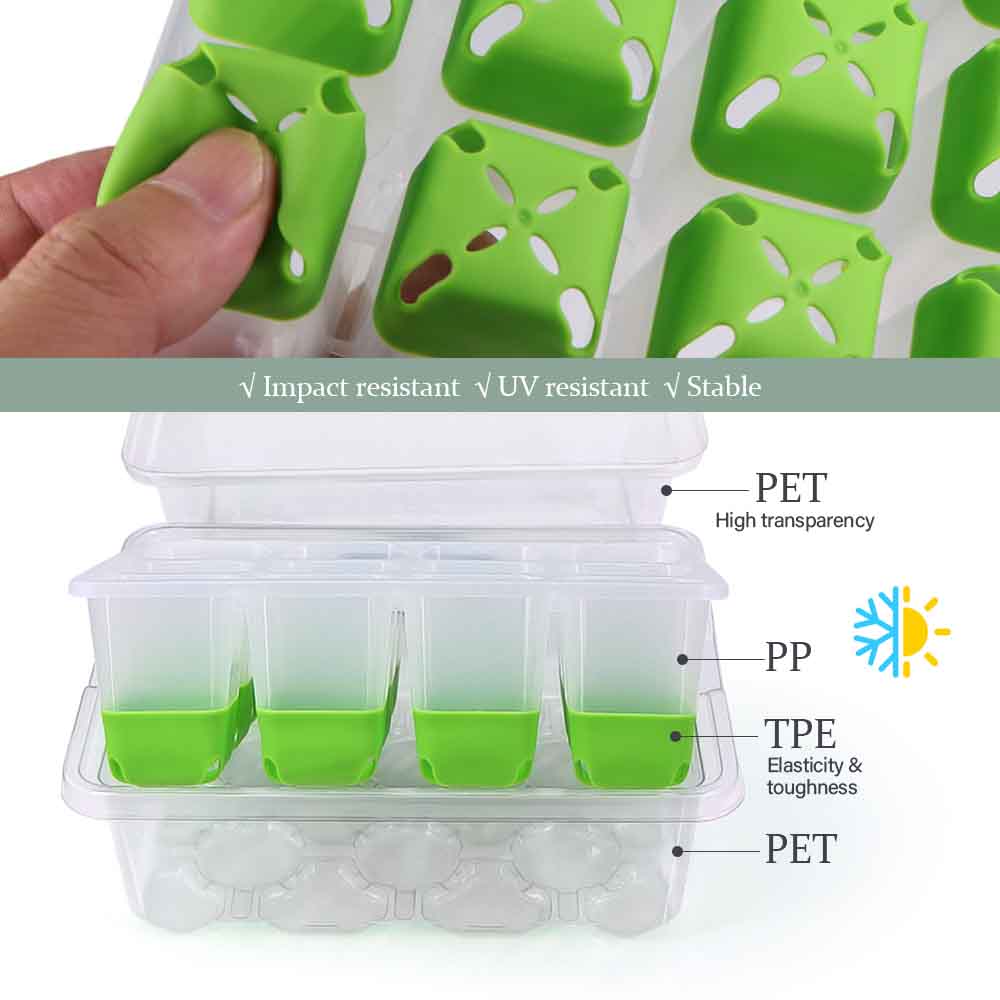 LED 성장 조명 모종 스타터 트레이 키트, 투명 커버 - Indoor Garden Kit 리뷰 및 가격