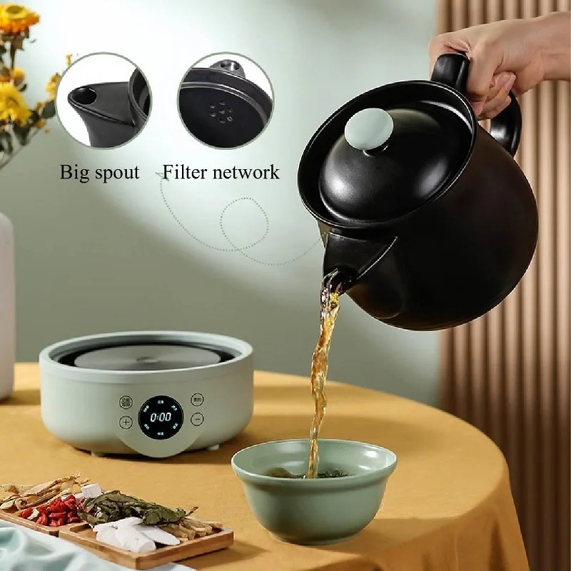 1.8L 홈 스마트 분할 세라믹 한약 냄비 건강 냄비  - Smart Pot 리뷰 및 가격