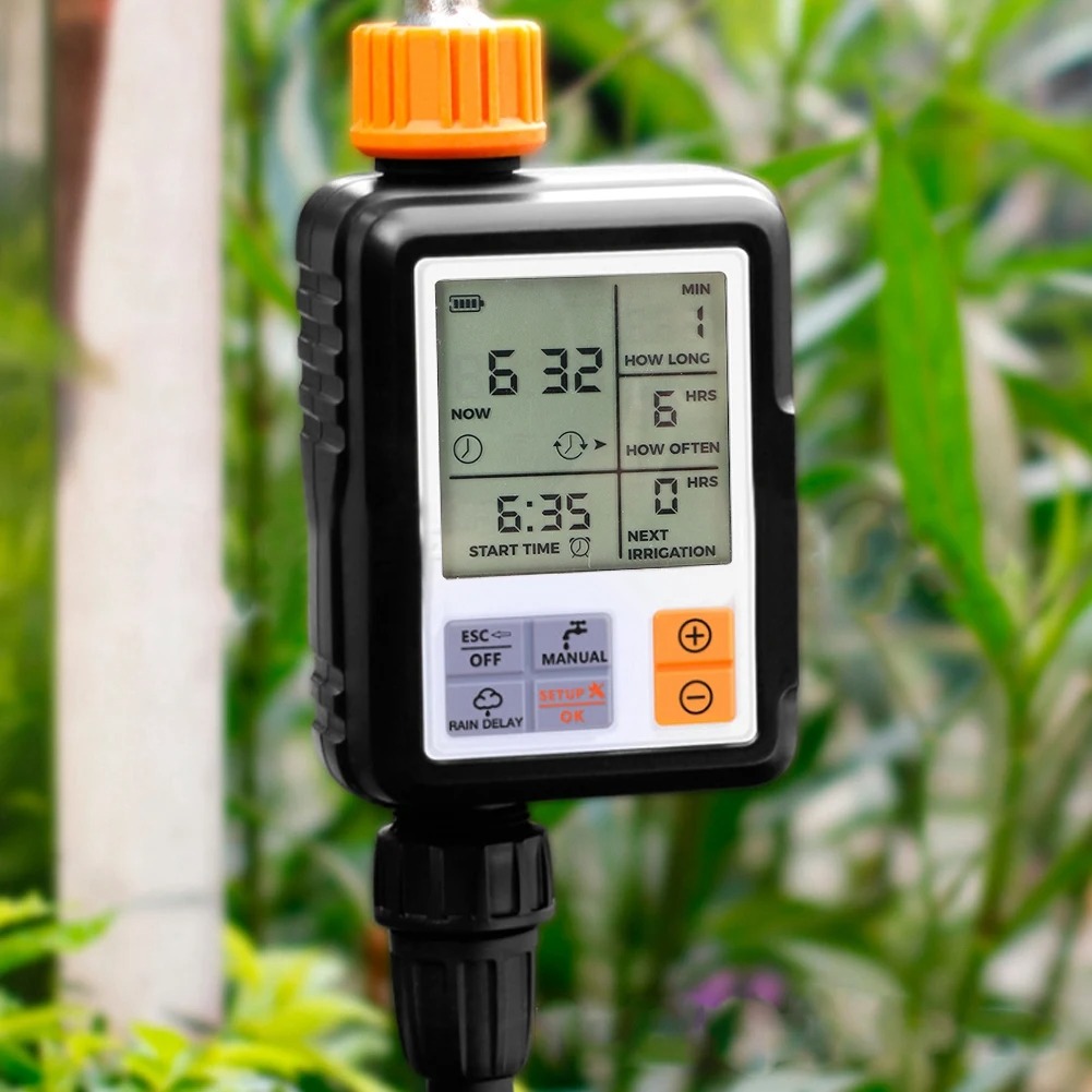 전자식 정원 물 타이머, 자동 스마트 대형 LCD 디스 - Smart Garden System 리뷰 및 가격
