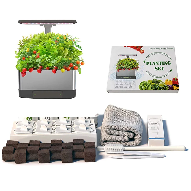 LED 재배등과 자동 급수 펌프가 장착된, 앱으로 제어 - Smart Garden System 리뷰 및 가격