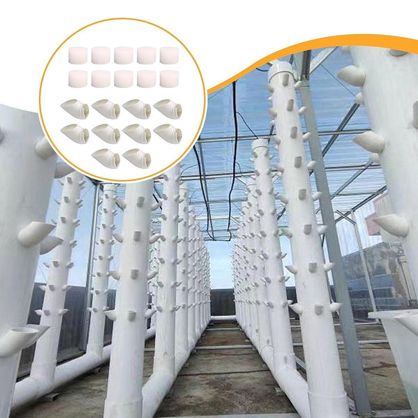 10개입 수경재배 컬스 세트, 스펀지 재배컵 포함, 식 - Hydroponic Tower 리뷰 및 가격