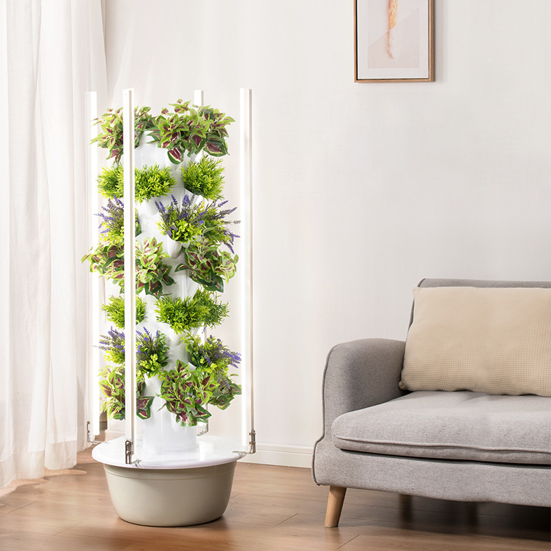 LED 식물 재배등을 갖춘 수직 수경 재배 타워, 지능 - Grow Light Led 리뷰 및 가격