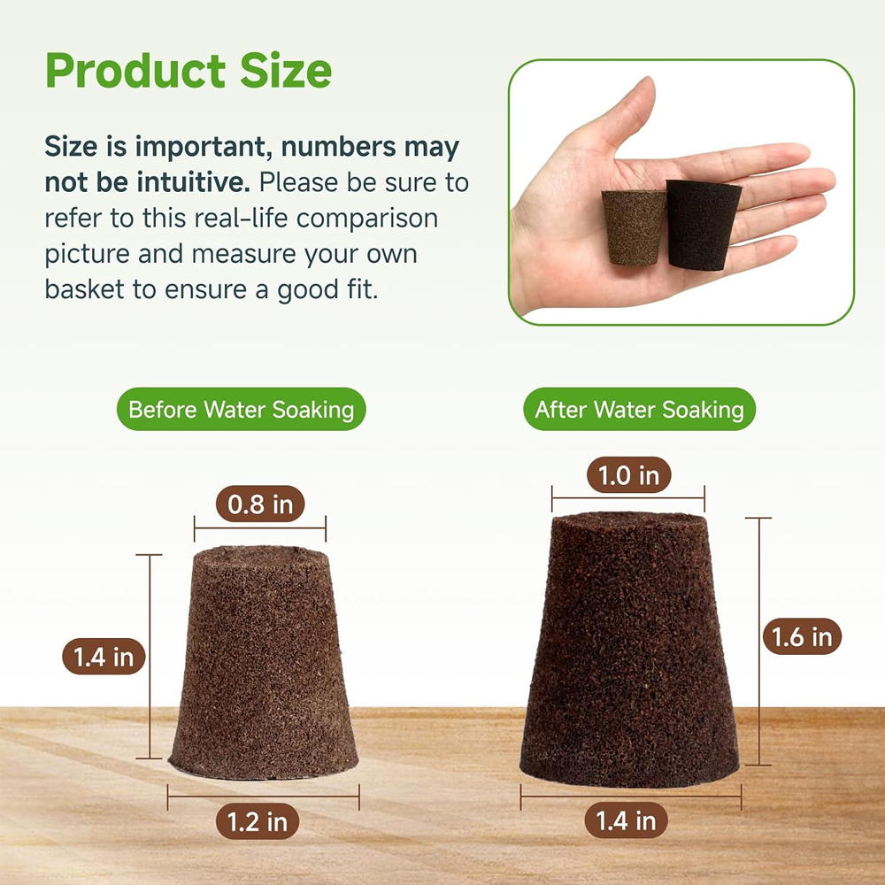 20개의 수경재배용 스펀지, 빠른 뿌리 교체를 위한 씨 - Hydroponic Grow Pod 리뷰 및 가격