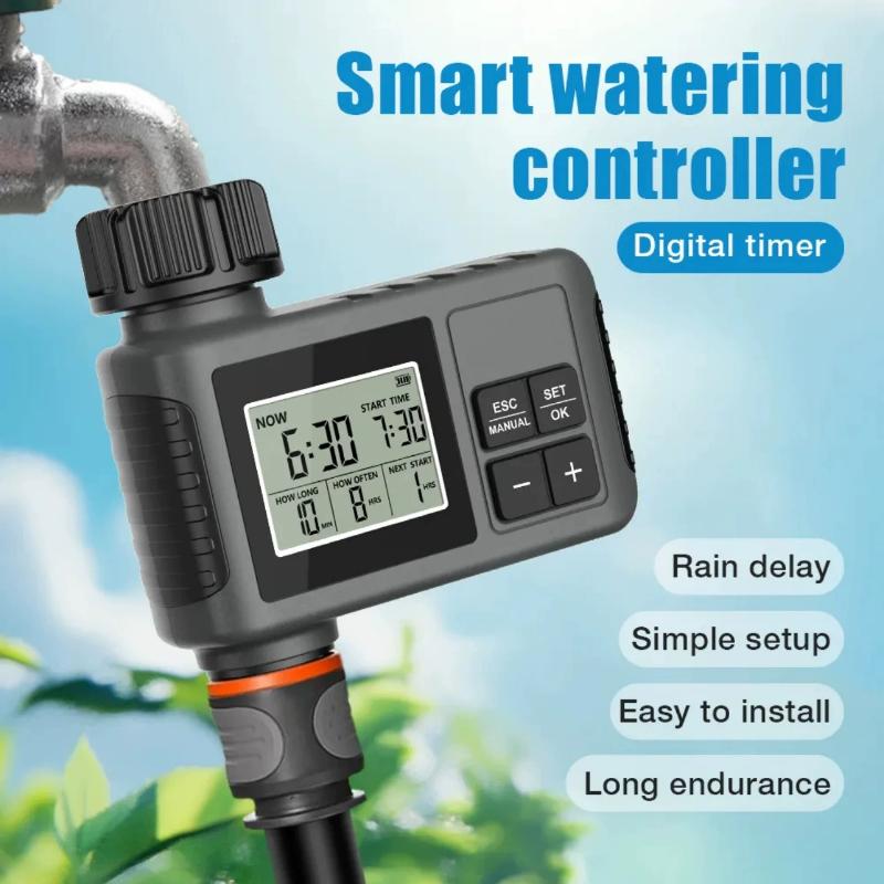 자동 물 타이머 지능형 관개 급수 시스템 스프링클러 타 - Automatic Watering 리뷰 및 가격
